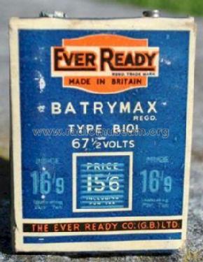 Batrymax B101; Ever Ready Co. GB (ID = 1732543) Strom-V