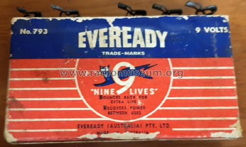 9 Volt Bias Battery 793; Ever-Ready/Eveready (ID = 2525841) Power-S