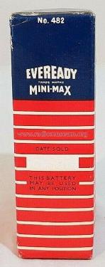 Minimax Radio “B” Battery. No. 482; Ever-Ready/Eveready (ID = 2383698) Power-S