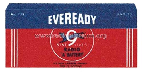 Radio 'A' Battery 739; Ever-Ready/Eveready (ID = 2442504) Power-S