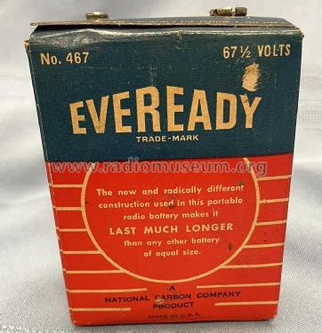 Mini-Max B battery 467; Eveready Ever Ready, (ID = 2818589) A-courant