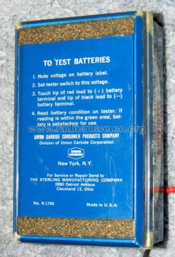 Radio Battery Tester R-1790; Eveready Ever Ready, (ID = 2752418) Equipment