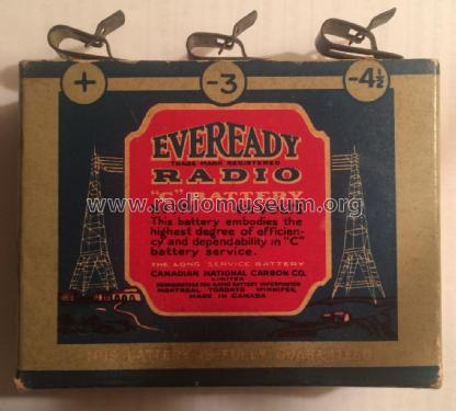 Radio 'C' Battery 771 ; Eveready Ever Ready, (ID = 2520233) Power-S