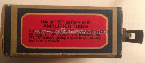 Radio 'C' Battery 771 ; Eveready Ever Ready, (ID = 2520236) Power-S