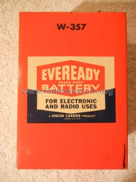 Battery for Electronics and Radio Uses W-357; Eveready Ever Ready, (ID = 1734956) Strom-V