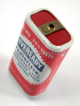 Electronic and Transistor Radio Battery No. 412, 22,5 Volts; Eveready Ever Ready, (ID = 1478345) Power-S