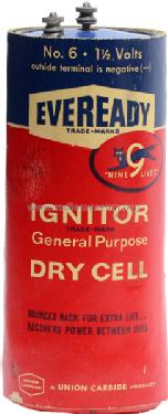 Ignitor General Pupose Dry Cell No.6; Eveready Ever Ready, (ID = 1536254) A-courant