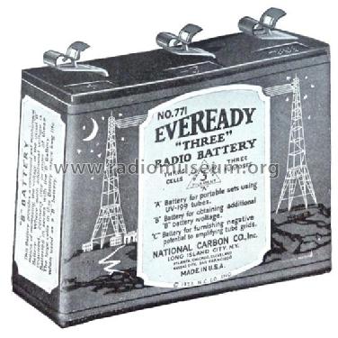 'C' Battery 771; Eveready Ever Ready, (ID = 1725271) A-courant