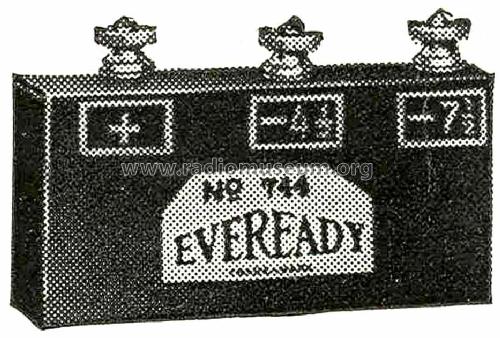 Radio 'C' Battery 744; Eveready Ever Ready, (ID = 477009) Aliment.