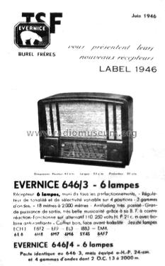 646/4; Evernice marque, (ID = 1956480) Radio