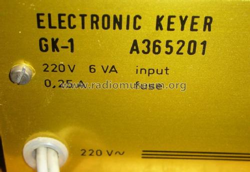 Golden Key Electronic Keyer GK-1; EW-Line; Helsinki (ID = 915285) Morse+TTY