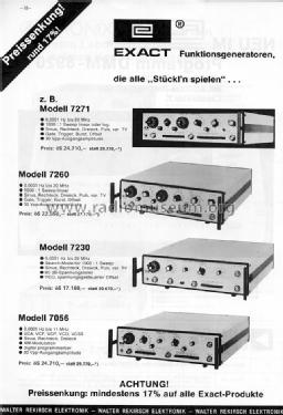 Generator 7056; Exact Electronics (ID = 1006421) Equipment