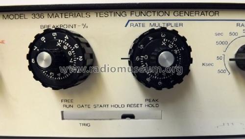 Materials Testing Function Generator 336; Exact Electronics (ID = 1710500) Equipment