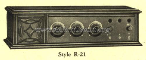 Radio Cabinet only R-21; Excello Products (ID = 1300361) Cabinet