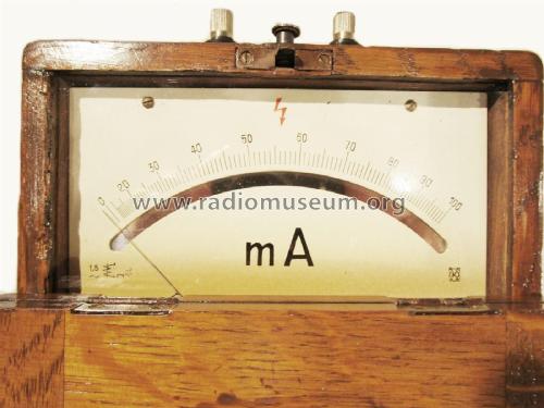 Wechselstrom-Amperemeter 100 mA AC; Excelsiorwerk; (ID = 2915728) Equipment