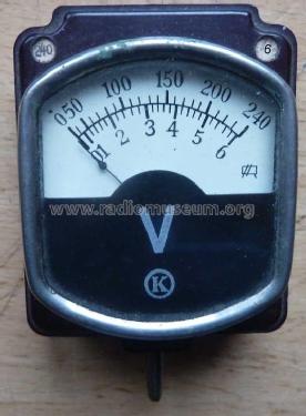 Taschenvoltmeter 6/240 V; Excelsiorwerk; (ID = 2233538) Equipment