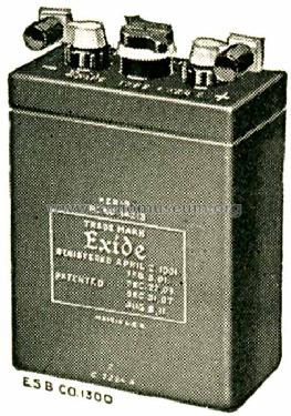 Radio 'A' Battery 1-KZR-5; Exide; Philadelphia (ID = 472087) Power-S