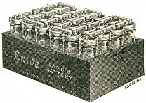 Radio 'B' Battery 24-LR-2; Exide; Philadelphia (ID = 472089) Aliment.