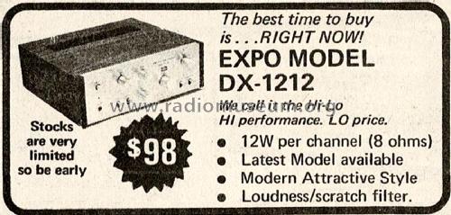 DX-1212; Expo International (ID = 2835283) Ampl/Mixer