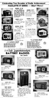 57 Bakelite Group ; Fada Radio & (ID = 1383324) Radio