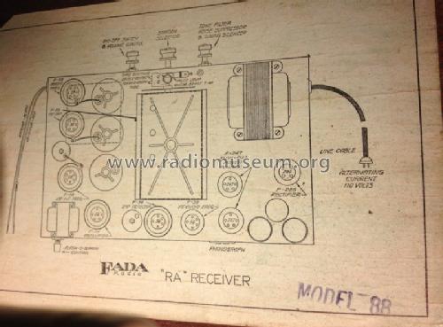 88 Flash-O-Graph Ch= RA; Fada Radio & (ID = 1355963) Radio