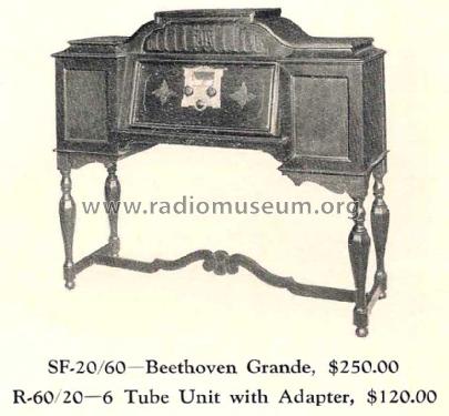 Beethoven Grande SF-20/60 Ch= R-60; Fada Radio & (ID = 1114557) Radio