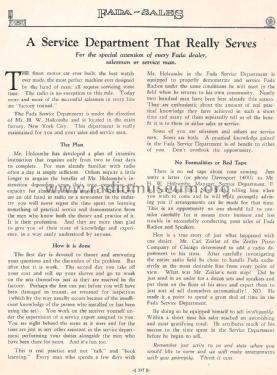 February 1927 FADA-SALES Radio Magazine ; Fada Radio & (ID = 1116198) Paper