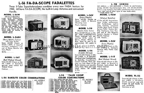 L-56BV ; Fada Radio & (ID = 1384096) Radio