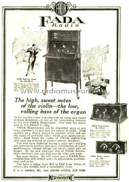 Neutro Jr. 195-A Radio Fada Radio & Electric Co.; Long Island NY ...