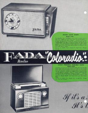 P86V ; Fada Radio & (ID = 1665108) Radio