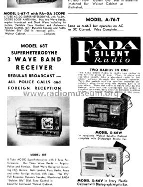 S-46V ; Fada Radio & (ID = 1382827) Radio