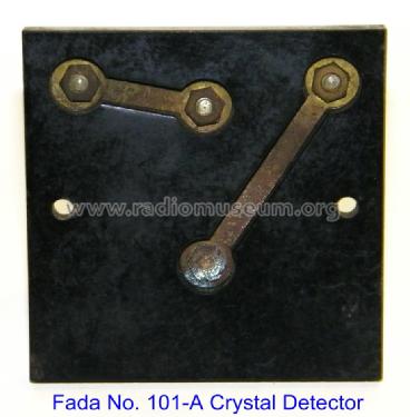 Stand alone Crystal Detector 101-A; Fada Radio & (ID = 969945) Radio part