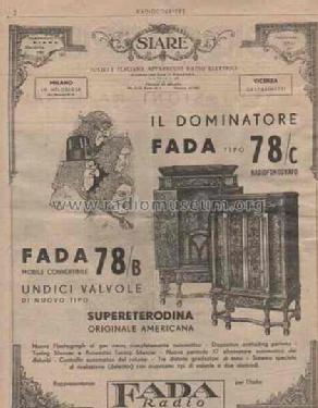 78C; Fada Radio, Società (ID = 1117424) Radio