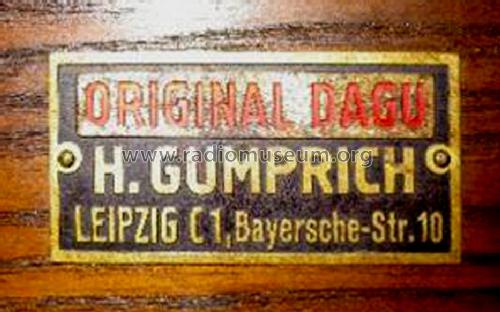 Fälschung, Fake, Gumprich 3 Röhren Jemlich-Produkt; Faelschung, fake, (ID = 1246295) Radio