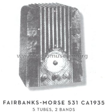 531 ; Fairbanks, Morse & (ID = 1594348) Radio