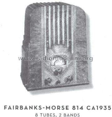 814 ; Fairbanks, Morse & (ID = 1594347) Radio