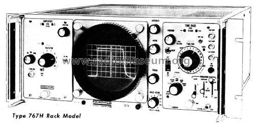 Transistorized Oscilloscope 767H; Fairchild Camera and (ID = 1637664) Equipment