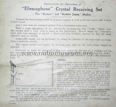 Efescaphone Benbow; Efescaphone Brand, (ID = 2631001) Crystal