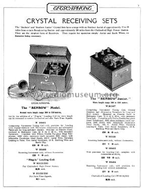 Efescaphone Receiving Sets Catalogue No. 522; Efescaphone Brand, (ID = 1889031) Paper