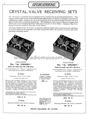 Efescaphone Receiving Sets Catalogue No. 522; Efescaphone Brand, (ID = 1889032) Paper