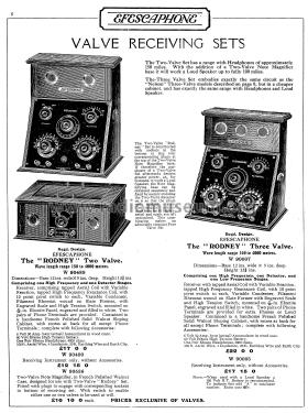 Efescaphone Receiving Sets Catalogue No. 522; Efescaphone Brand, (ID = 1889034) Paper