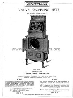 Efescaphone Receiving Sets Catalogue No. 522; Efescaphone Brand, (ID = 1889038) Paper