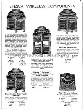 Efescaphone Receiving Sets Catalogue No. 522; Efescaphone Brand, (ID = 1889069) Paper