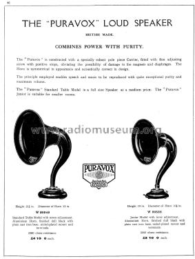 Puravox Standard Horn Speaker Cat. No. W 90249; Efescaphone Brand, (ID = 1889017) Speaker-P