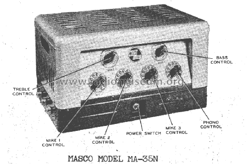 MA-35N ; Fanon-Masco Long (ID = 1390514) Ampl/Mixer