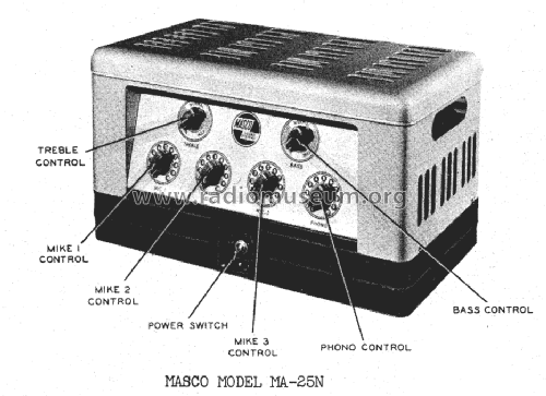 Masco MA25N; Fanon-Masco Long (ID = 1385443) Ampl/Mixer