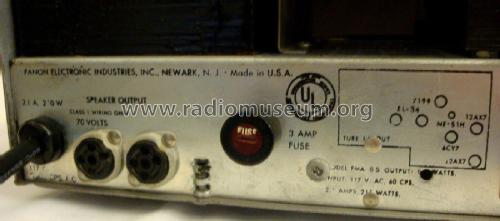 P.A. Amplifier FMA-65; Fanon-Masco Long (ID = 1818600) Ampl/Mixer