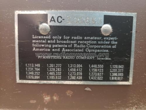 AC One Forty Nine ; Fansteel Products (ID = 2495635) Radio