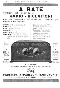 Ultrafar ; FAR - Fabbrica (ID = 106050) Radio