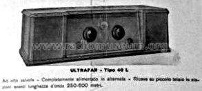 Ultrafar 40L; FAR - Fabbrica (ID = 1095695) Radio